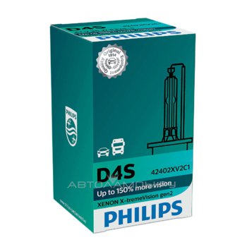 D4S 42V-35W (P32d-5) 5000K X-tremeVision gen 2 (Philips) -37721733 42402XV2C1